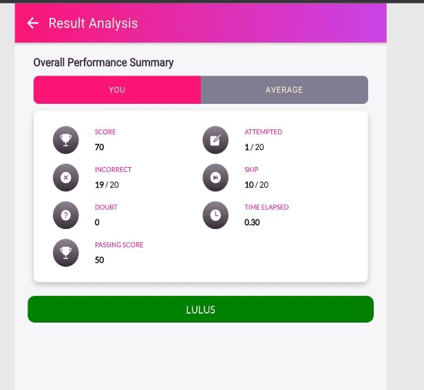 Monev App – Participant screenshot 3